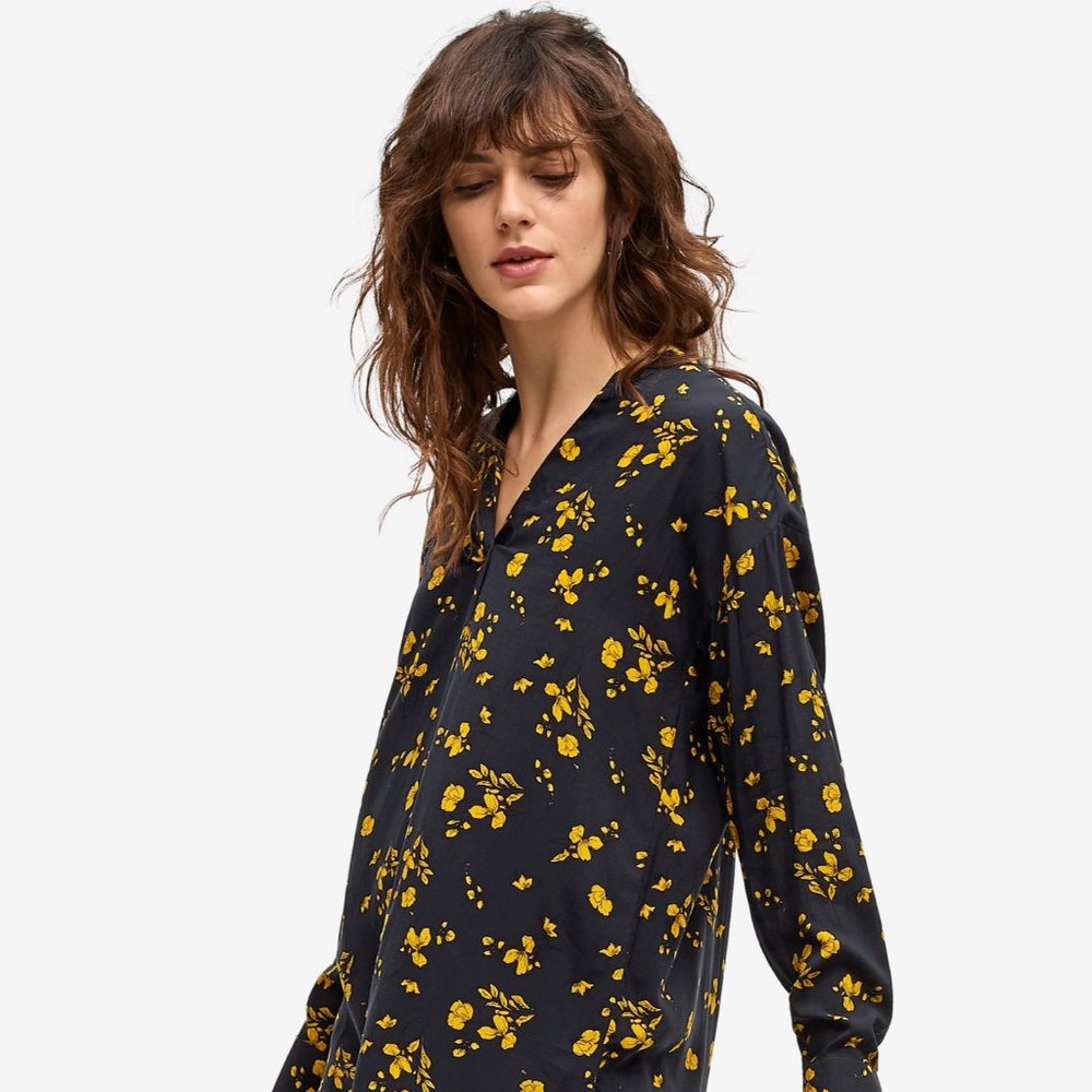 Notch V-Neck Tunic